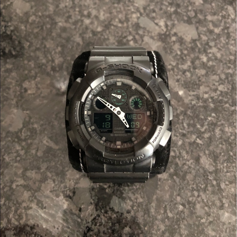 Black Casio G-Shock watch